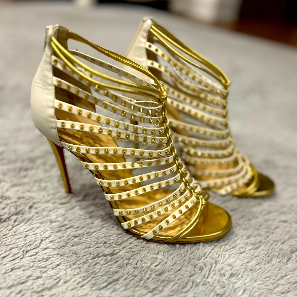 Christian loubitan sandals heels